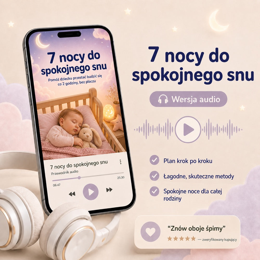 7 nocy do spokojnego snu — wersja audio, słuchaj bez rąk na telefonie
